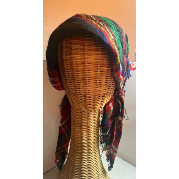 Hippie Peasant Hair Cover Scarf Vintage C1970s - Picture 3 of 3